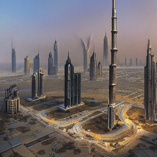 Prompt: gta : dubai, by ferdinand knab