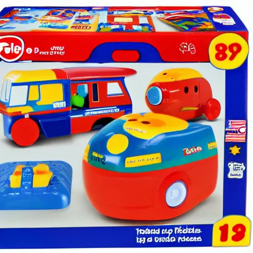 Prompt: 9/11 Fisher Price toy set