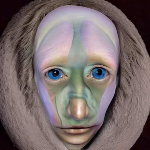 Image similar to this face is not real, surrealism