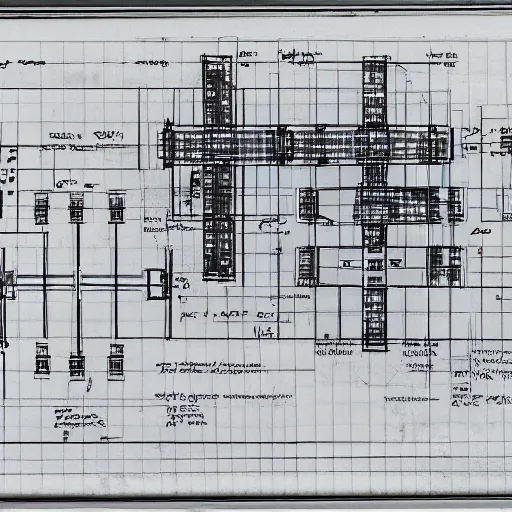 Prompt: blueprints for a top secret fusion device