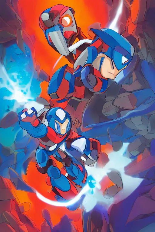 Image similar to hero 3 d megaman x zero rockman 2 0 2 2 switch game boss robot ninja mask helmet legacy collection fanart artsation, art gta 5 comics, behance hd by jesper ejsing, by rhads, makoto shinkai and lois van baarle, ilya kuvshinov, rossdraws global illumination ray tracing