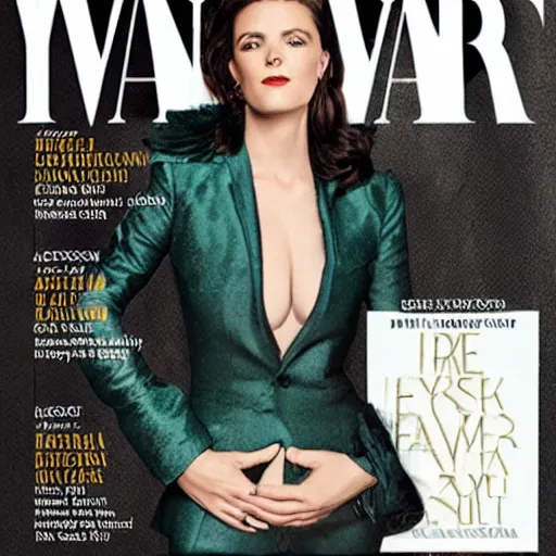 Prompt: cover of vanity fair