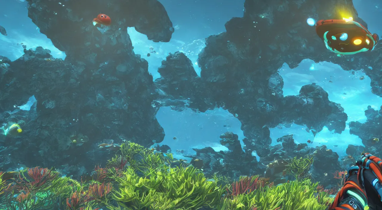 Image similar to subnautica underwater screenshot