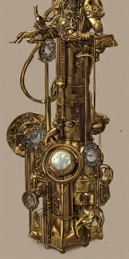 Steampunk Painting Technique Brass 