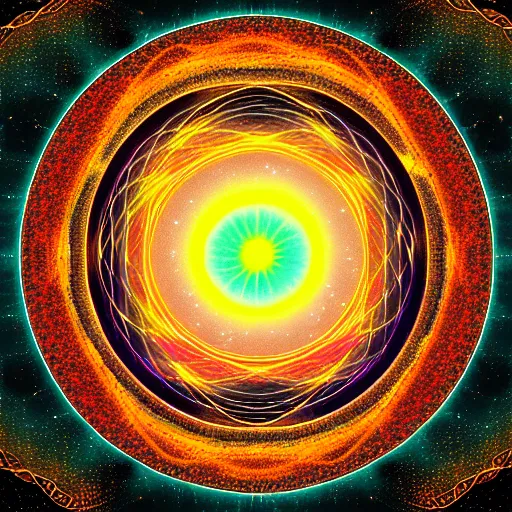 Image similar to harmony of the universe, digital art