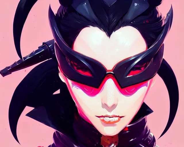 Image similar to a ultradetailed painting of vayne from league of legends by conrad roset, greg rutkowski and makoto shinkai trending on artstation