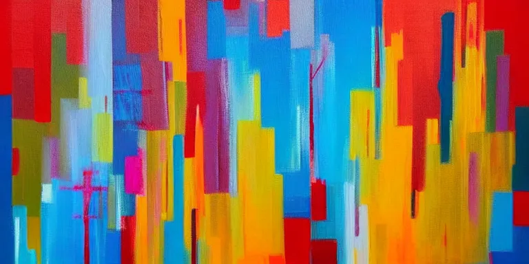 Image similar to a beautiful abstract acrylic painting by viktoria lapteva