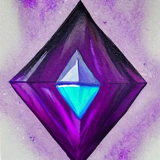 Image similar to Floating dark-purple crystal shard 🎨🖌️