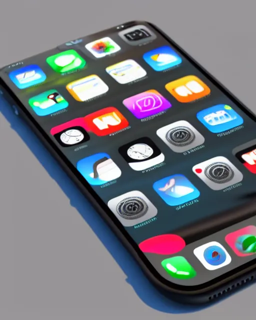 Prompt: concept iphone render