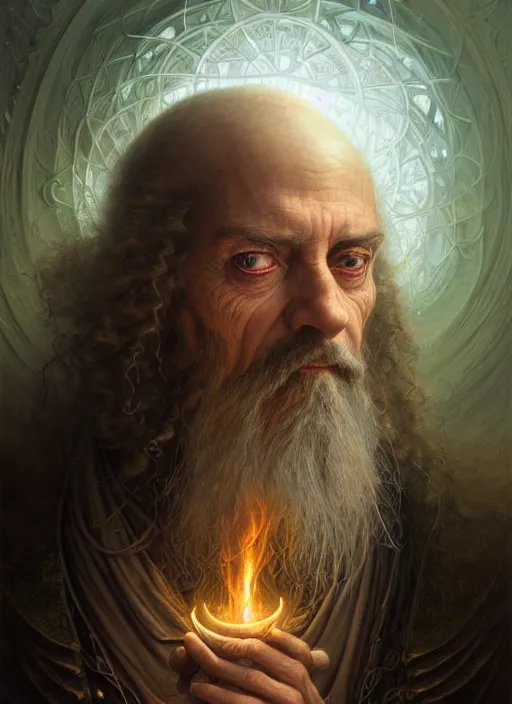 Image similar to closeup portrait shot of a victorian wizard in a scenic mystery environment, intricate, elegant, highly detailed, centered, digital painting, artstation, concept art, smooth, sharp focus, illustration, artgerm, tomasz alen kopera, peter mohrbacher, donato giancola, joseph christian leyendecker, wlop, boris vallejo