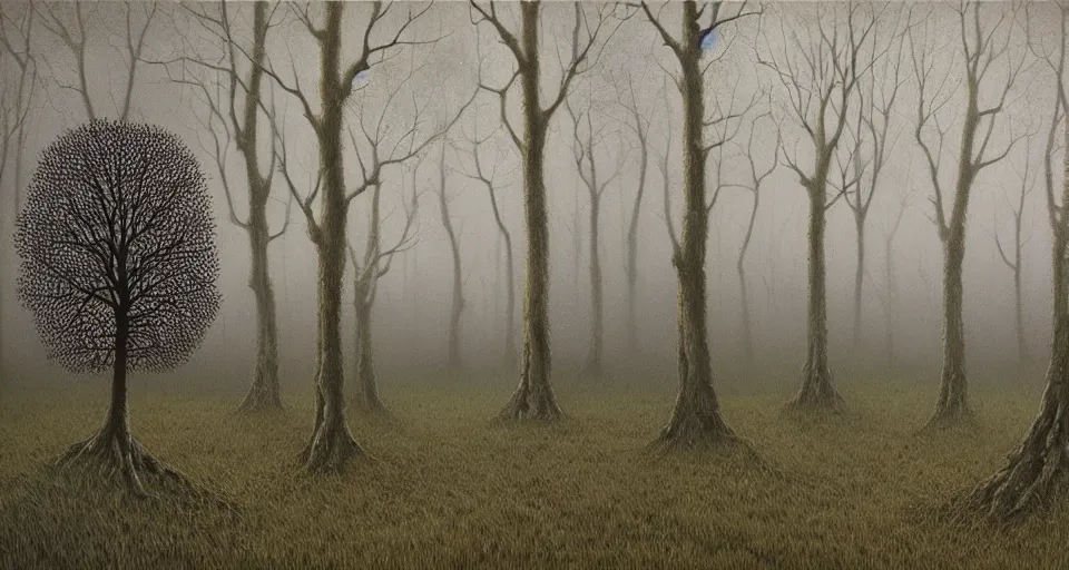 Prompt: Enchanted and magic forest, by lee madgwick