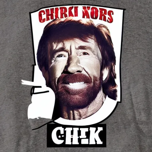 Image similar to chuck norris made of chuck roast