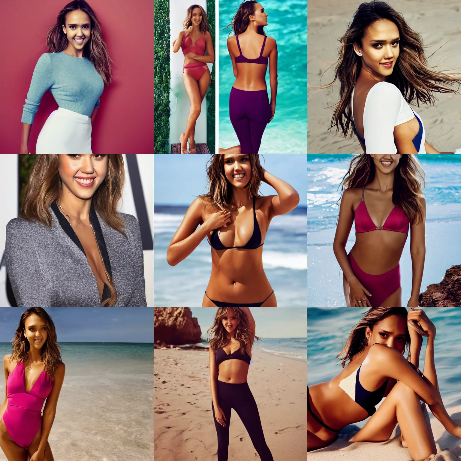 Prompt: jessica alba as a boutinela model