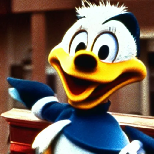 Image similar to donald duck in a few good men, photo still,