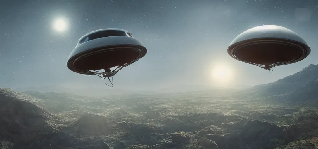 Image similar to A beautiful hyper realistic ultra detailed lifelike matte painting of a UFO abduction, unreal engine, deviantart, flickr, artstation, octane render, textured, colorful, extreme realistic detail, physically based rendering, pbr render, very detailed, volumetric lighting, detailed lighting, octane render, 4k, cinematic lighting, 8k resolution