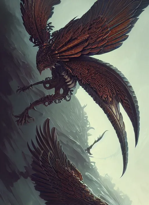 Image similar to super detailed ornate wings artifact, highly detailed, digital painting, artstation, concept art, matte, sharp focus, illustration, art by artgerm and greg rutkowski, dreadjim, zeen chin