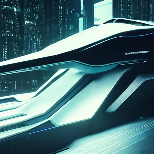 Image similar to sci-fi cars trucks motorcycles full lenght baroque and digital billboard photogrammetry point cloud in the middle and everything in style of zaha hadid and suprematism and cyberpunk 2077 forms artwork by caravaggio unreal engine 5 keyshot octane artstation trending blade runner 2049 colors lighting ultra high detail ultra hyper realism 8k 16k in plastic dark tilt shift full-length view