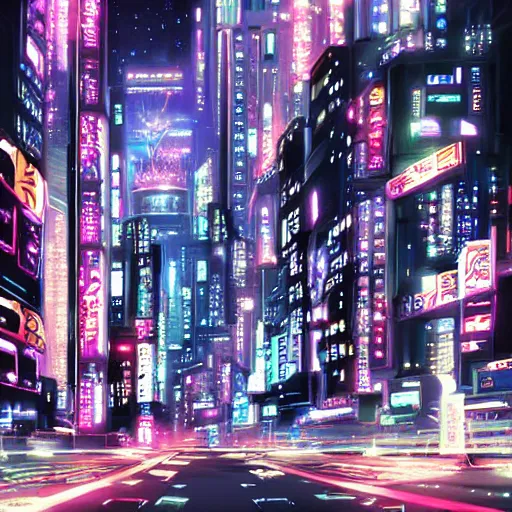 Image similar to futuristic neo tokyo