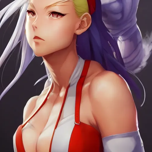 Vega from Street Fighter 2 by pixiv, by Ilya, Stable Diffusion
