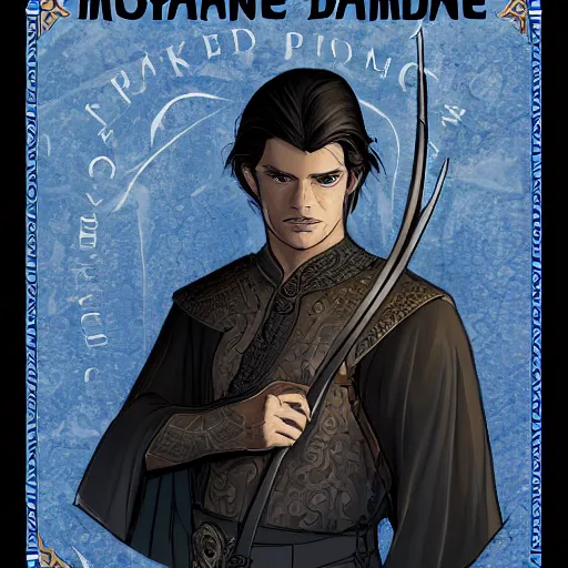 Prompt: moirane damodred from wheel of time