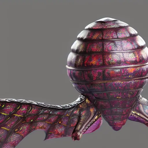 Image similar to a highly decorated dragon scale egg, photorealistic, symmetrical, unreal engine