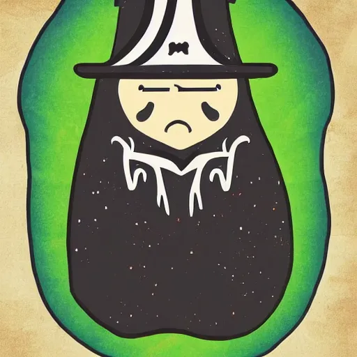 Image similar to a pop - tart that looks like a wizard, digital art