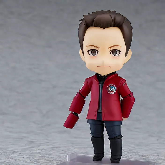 Prompt: an anime nendoroid figurine of Elon Musk, fantasy, figurine , product photo