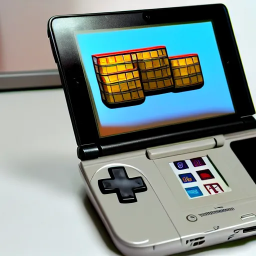 Image similar to A Nintendo DS Console is printing money