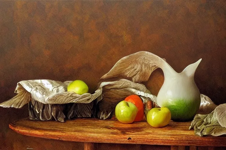 Prompt: a still life by paulette tavormina, extremely detailed, photorealistic, surrealism, dramatic lighting, smooth sharp focus