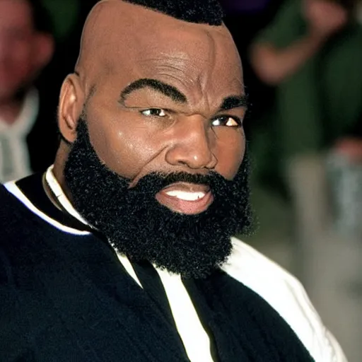 Image similar to mr. t ugly haircut