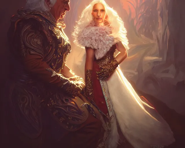 Prompt: photography of ric flair, deep focus, d & d, fantasy, intricate, elegant, highly detailed, digital painting, artstation, concept art, matte, sharp focus, illustration, hearthstone, art by artgerm and greg rutkowski and alphonse mucha