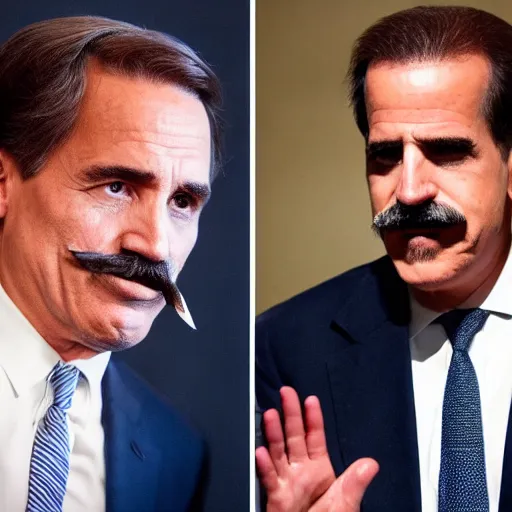 Prompt: mike lindell smoking crack with hunter biden