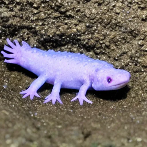 Image similar to a cute blue axolotl, midjourney style