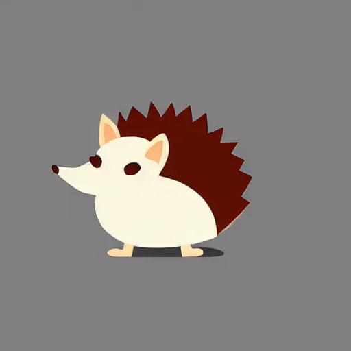 Image similar to cute hedgehog in the style of goro fujita