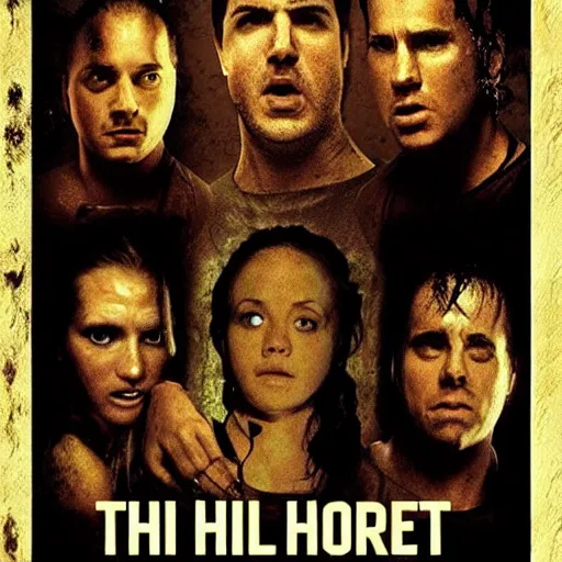 Image similar to a poster of the movie hostel by eli roth, dark, horror, eerie, award winning