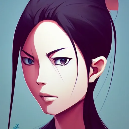 Image similar to face icon stylized minimalist bleach, loftis, cory behance hd by jesper ejsing, by rhads, makoto shinkai and lois van baarle, ilya kuvshinov, rossdraws global illumination