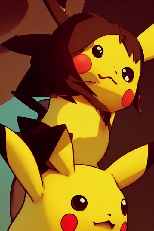 ArtStation - Emo pikachu meme surprised face