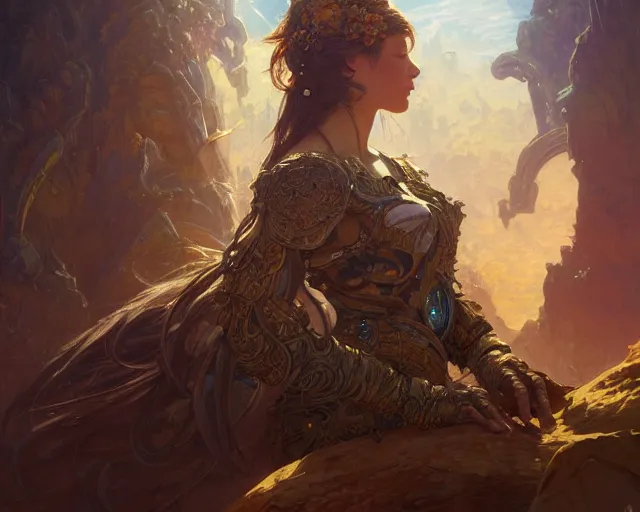 Image similar to photography of alan bean, deep focus, d & d, fantasy, intricate, elegant, highly detailed, digital painting, artstation, concept art, matte, sharp focus, illustration, hearthstone, art by artgerm and greg rutkowski and alphonse mucha