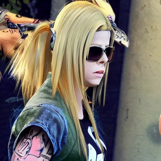 Image similar to Avril Lavigne in GTA 5