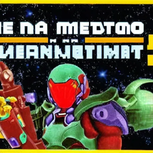 Image similar to The last Metroid is in captivity. The galaxy is at peace.