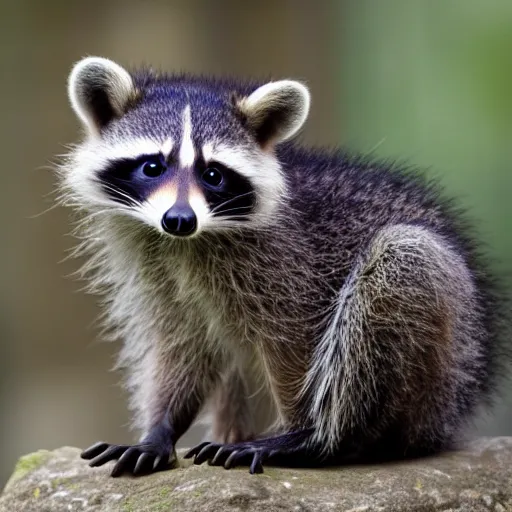 Image similar to a cute baby raccoon together with a white sneaker shoe with its laces undone, highly detailed, award winning, national geographic wildlife photo, bokeh, 5 0 mm f 1. 4, soft lighting