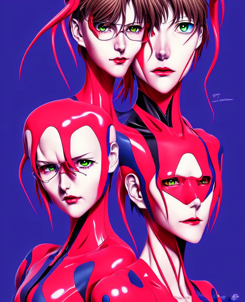 Image similar to neon genesis evangelion by artgerm and eliza ivanova, neo - gothic, digital art, hd, trending on artstation