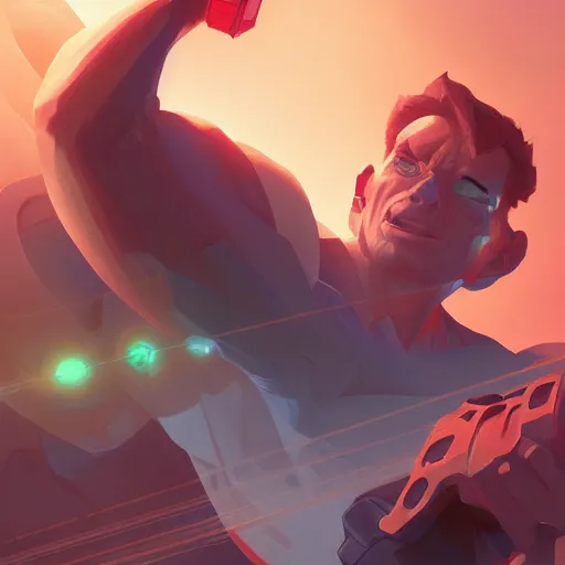 Image similar to hero world total recall, behance hd by jesper ejsing, by rhads, makoto shinkai and lois van baarle, ilya kuvshinov, rossdraws global illumination