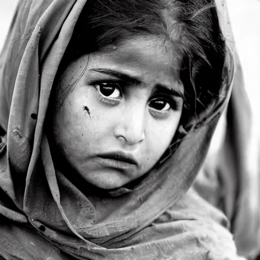 Image similar to selma hayek photograph, the haunting expression, a mixture of pain and resilience, of a child thought to be around 1 2, was dubbed the afghan girl. she became a symbol of war, displacement and defiance after american photographer steve mccurry captured her image in a refugee camp in peshawar, on the afghanistan - pakistan border.