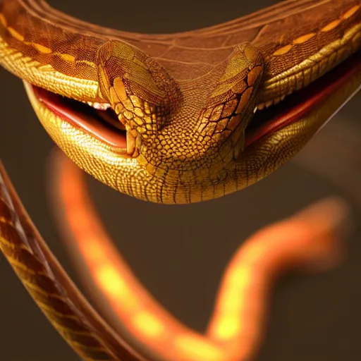 Image similar to venemous snake, studio lighting, highly detailed, octane render