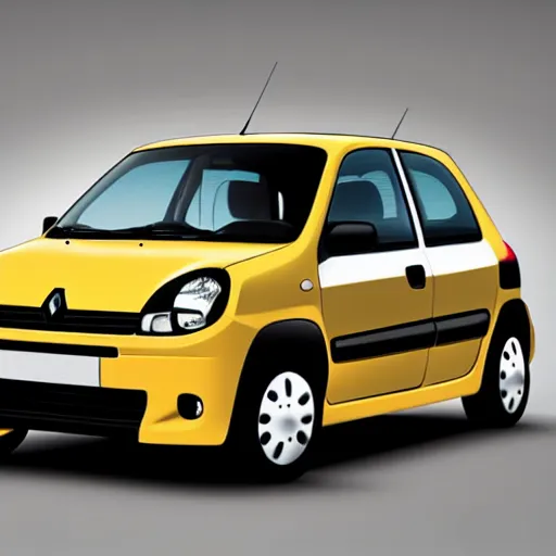 Image similar to 1994 Renault Twingo, anime style,