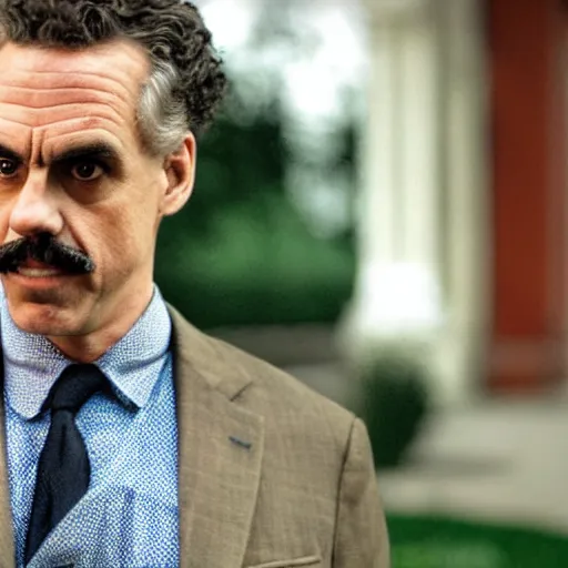 Image similar to jordan peterson as borat in borat, 8k resolution, full HD, cinematic lighting, award winning, anatomically correct