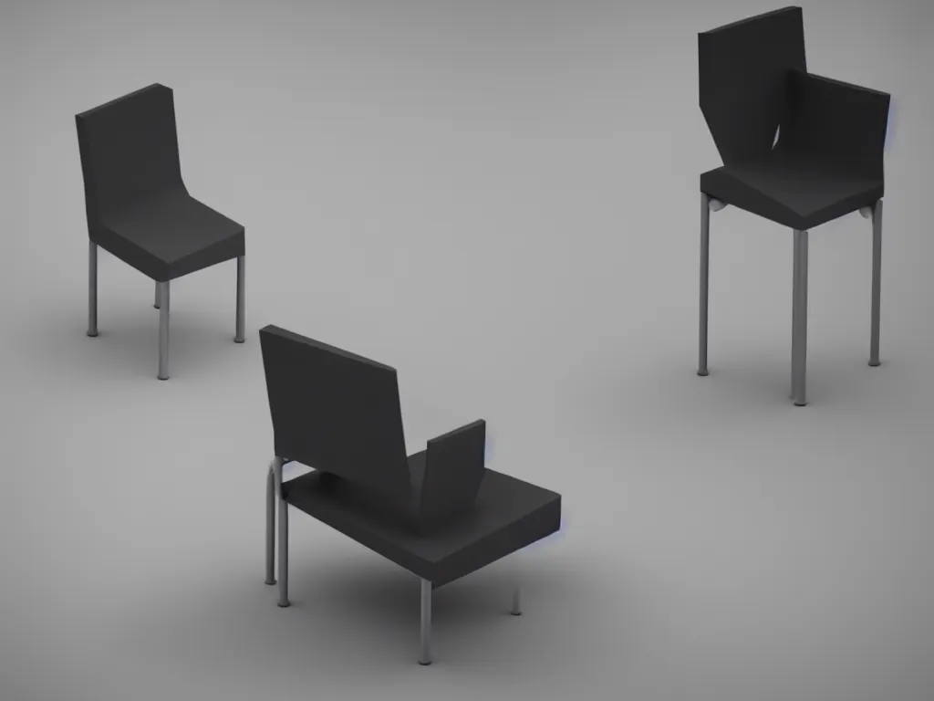 Prompt: 3 d render blocs of software on a chair leg, pipeline development stilized illustration, rule of thirds, clean linework, dramatic, award winning, 4 k, trending on artstation, photorealistic, volumetric lighting, octane render