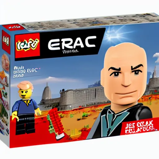 Image similar to jean luc picard lego mini figure