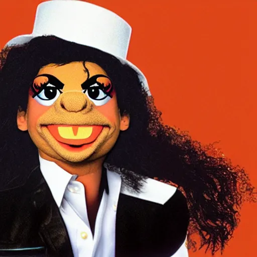 Prompt: Michael Jackson as a muppet